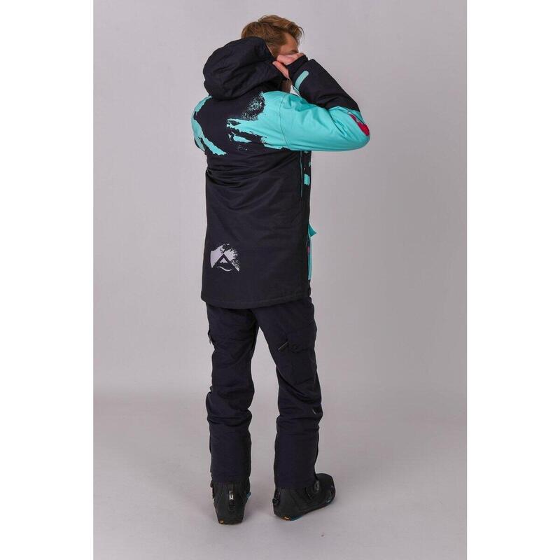 Afterparty Jacket Black & Mint Men's