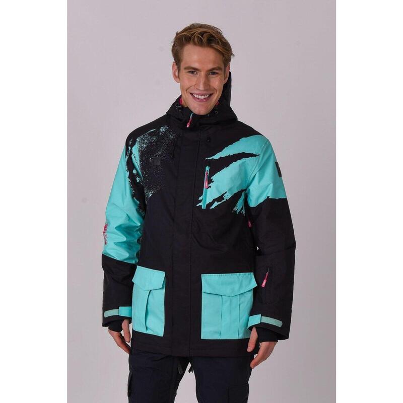 Afterparty Jacket Black & Mint Men's