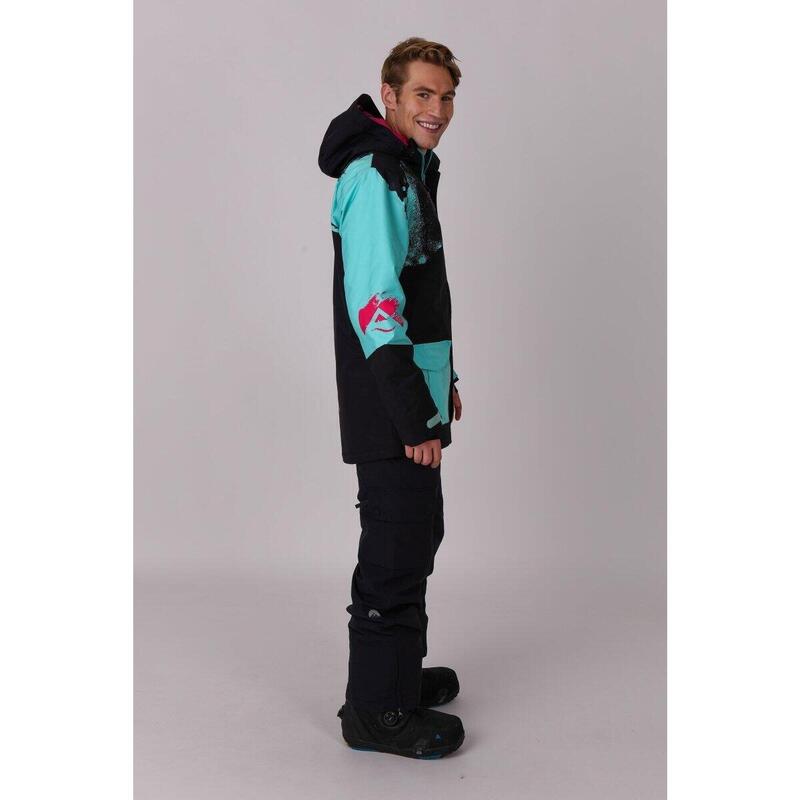 Afterparty Jacket Black & Mint Men's