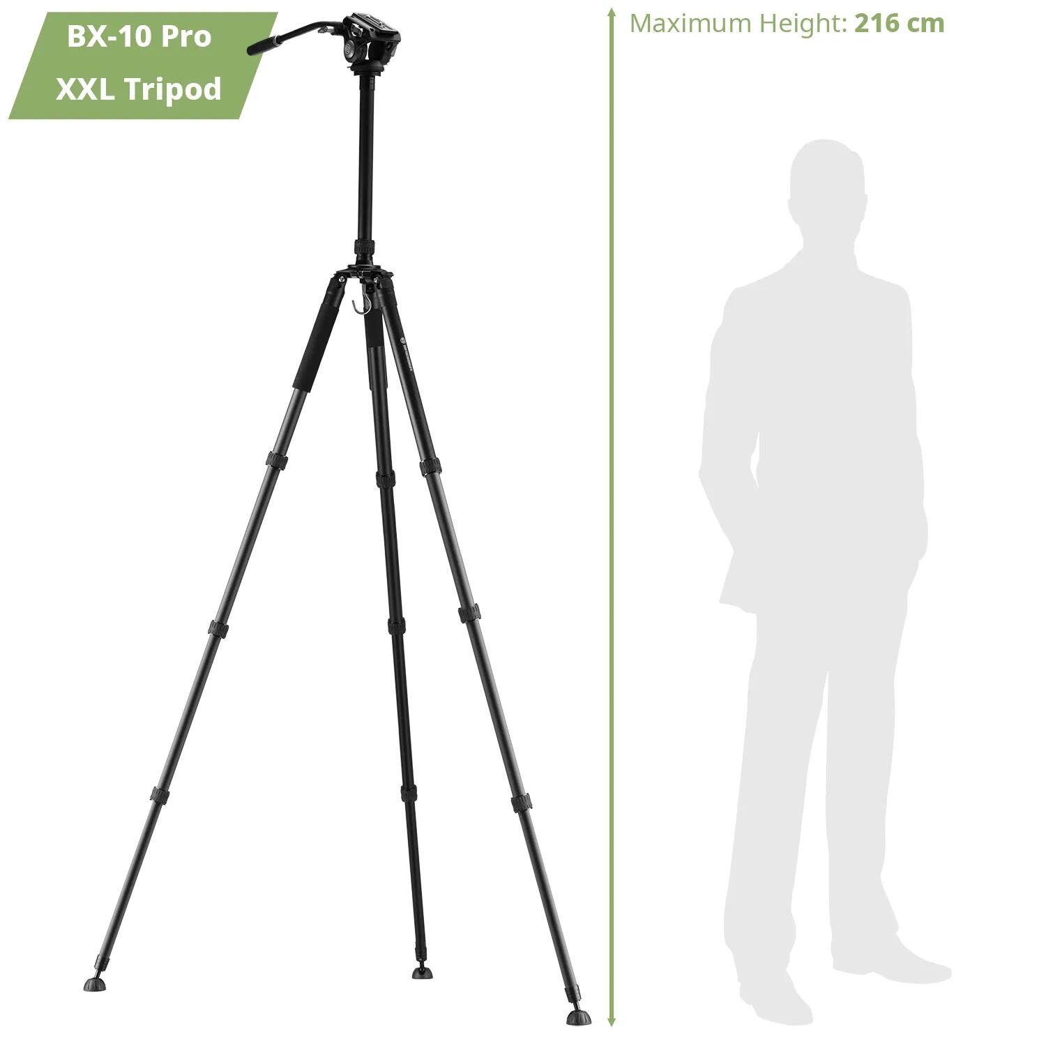 Treppiede BRESSER BX-10 Pro per fotocamere binoculari e telescopi fino a 12 kg 6/7