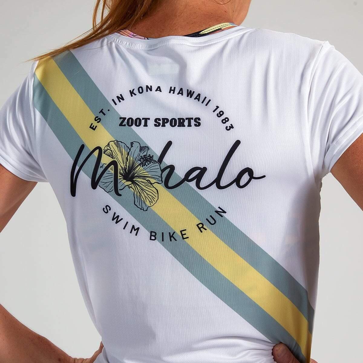 Femme LTD Maillot de course respirant - White Mahalo ZOOT 5/6