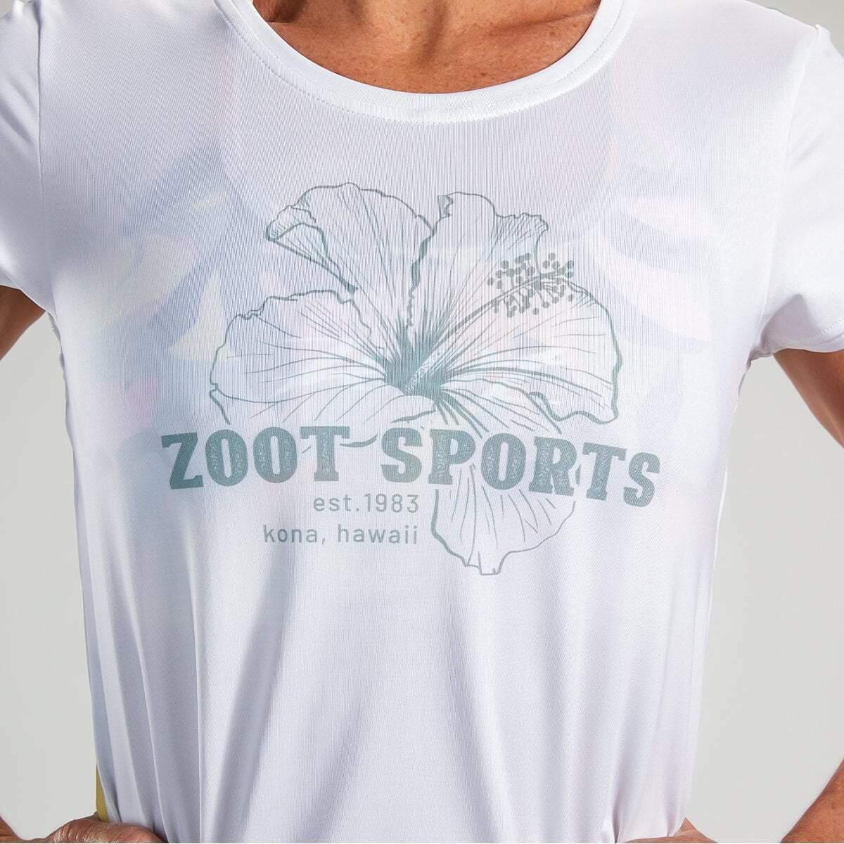 Femme LTD Maillot de course respirant - White Mahalo ZOOT 4/6