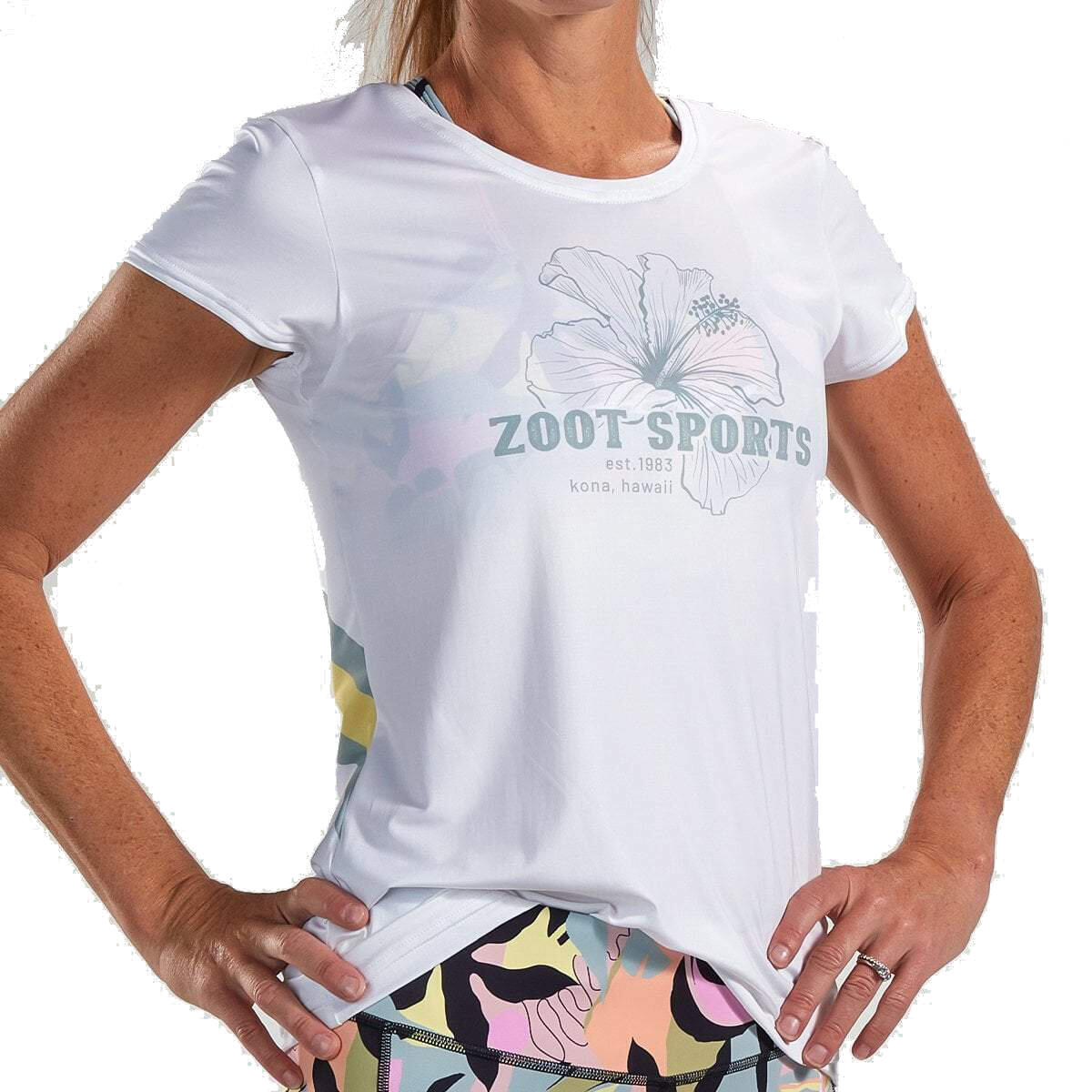 Femme LTD Maillot de course respirant - White Mahalo ZOOT 1/6