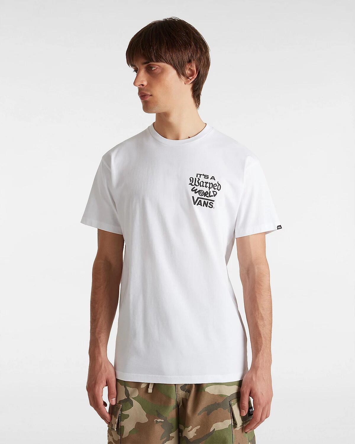 Camiseta para Hombre Vans  Blanco 3/4