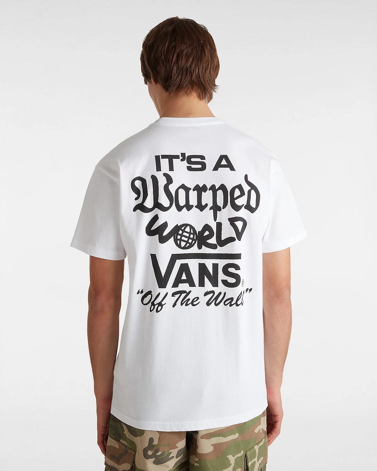 Camiseta para Hombre Vans  Blanco 4/4