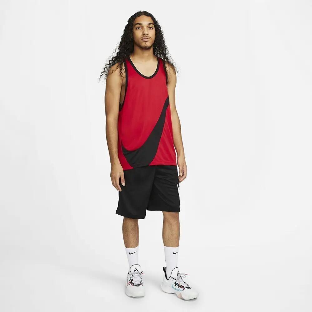 Onderhemd Nike Dri-FIT Basketball Crossover Jersey, Rood, Mannen 4/4