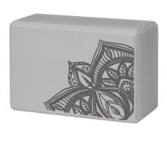 Bloc de yoga point cadran solaire gris durable