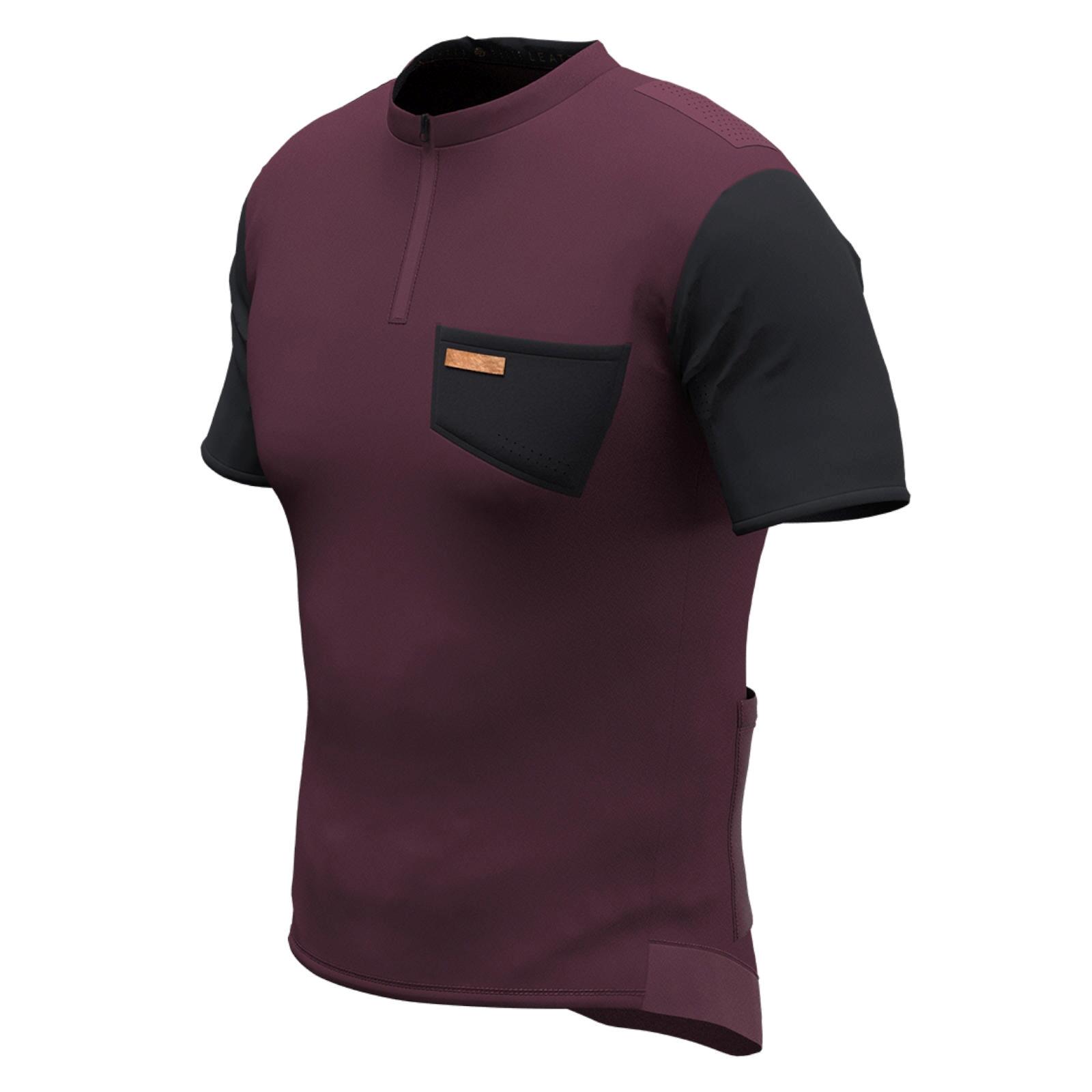 Maillot Manches Courtes VTT Trail 3.0 Malbec 2/5
