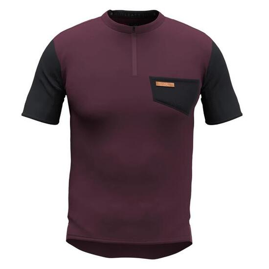 Maillot Manches Courtes VTT Trail 3.0 Malbec