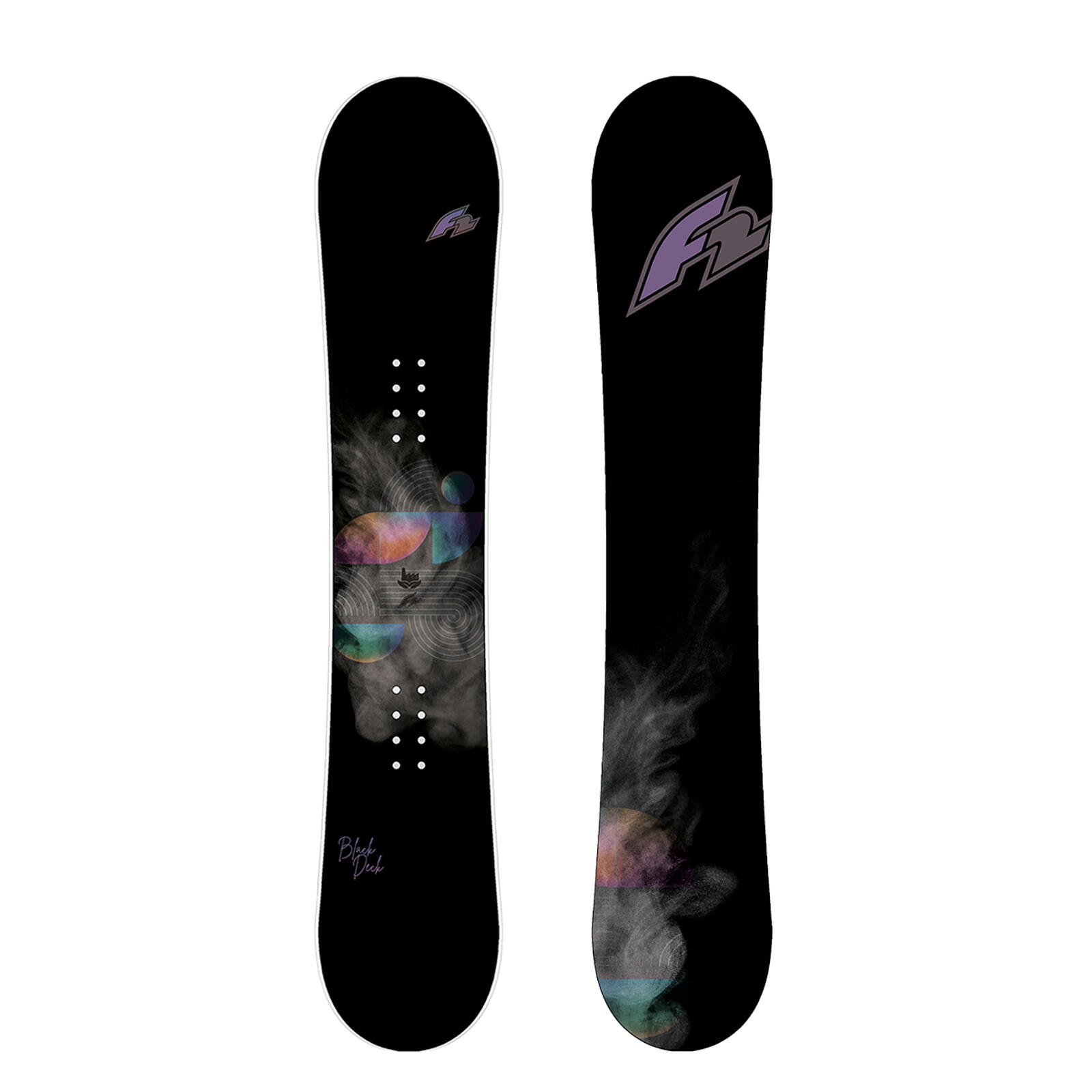 F2 Set Damen Snowboard Blackdeck Schwarz 139cm + Sonic Pro Bindung M 2/5