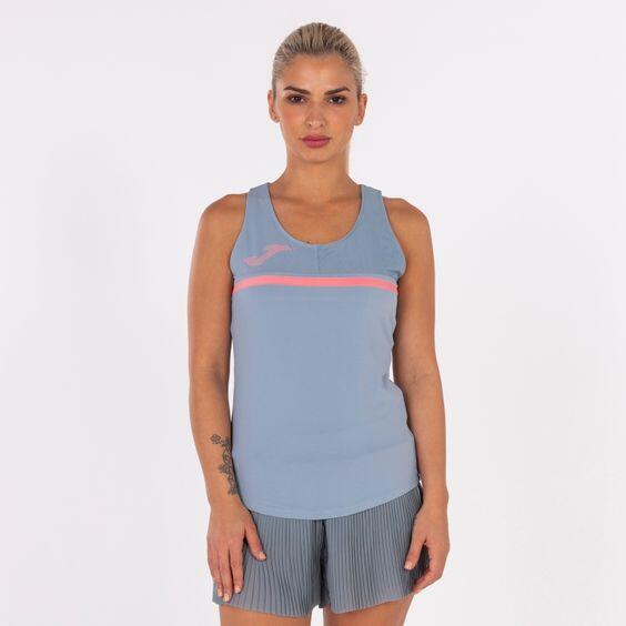 Koszulka damska Joma AQUIANA TANK TOP blue-pink XS 1/4
