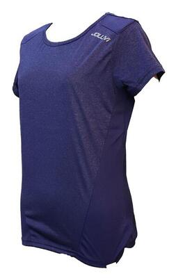Joluvi dames spitt t-shirt - paars - maat xs