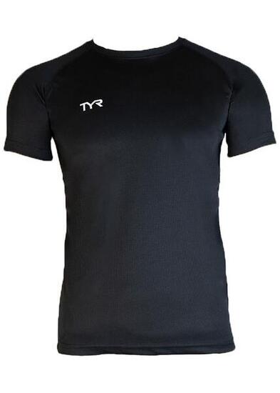 T-shirt technique TYR pour adultes - Noir - Taille XL