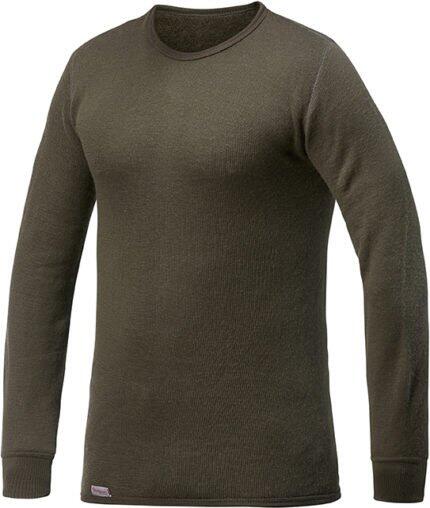 Woolpower Merino Base Layer Crewneck 200 - Tannengrün 2/4