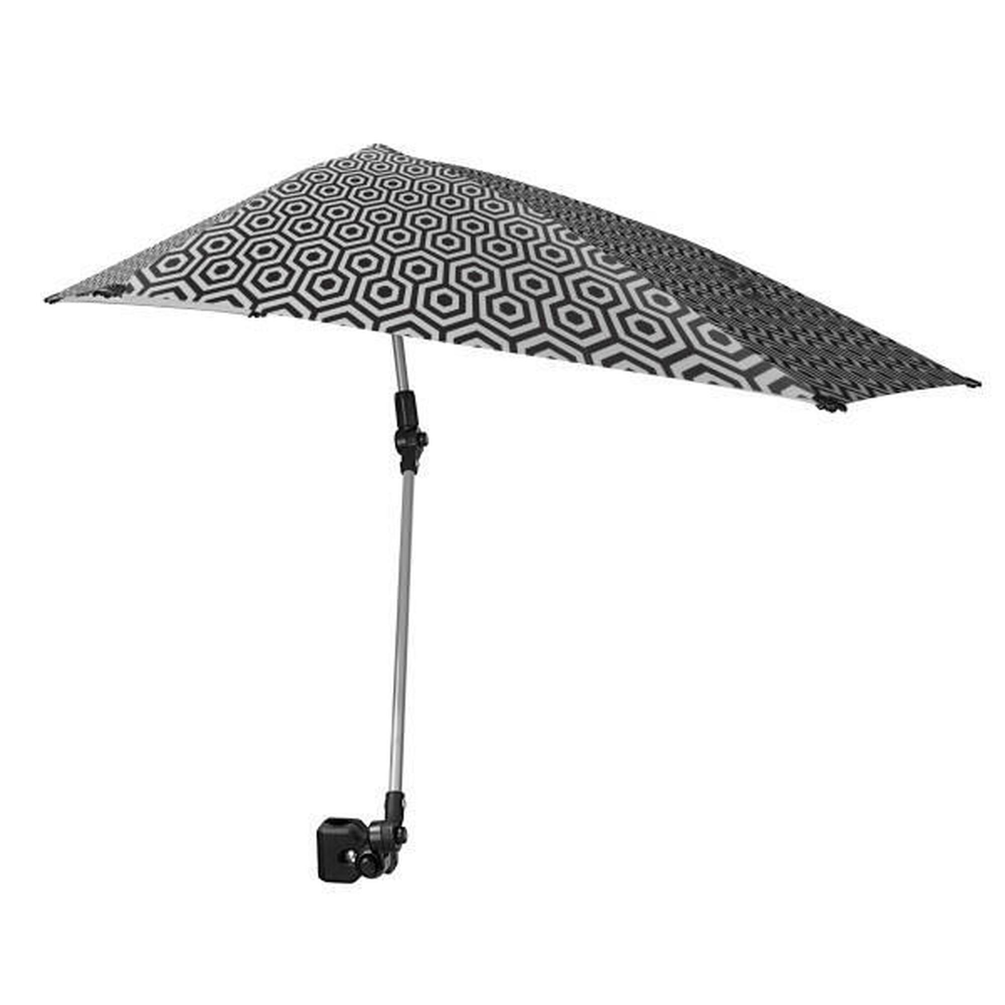 Sport Brella - Ombrelle 360° Avec Pince Universelle, Compact, Protection Upf 50+ - Sport-brella - Parasol - Gris - Taille Unique - Decathlon