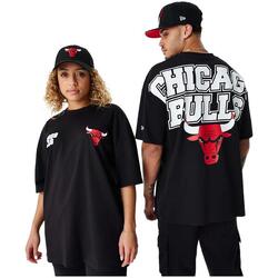 T-shirt Hommes New Era NBA Large Graphic BP OS Tee Chicago Bulls