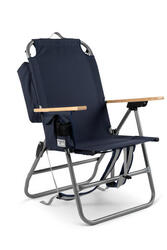 Sport-Brella Chaise Pliante avec Refroidisseur - Style Plage - Marine