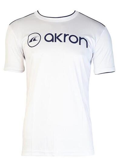 T-shirt technique Akron Denis - Blanc/Marine - Taille L