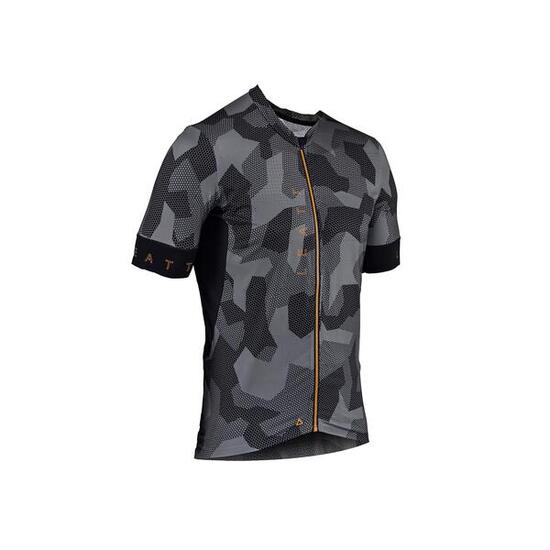 Maglia Leatt Endurance 5.0 a manica corta Grigio/Camoscio