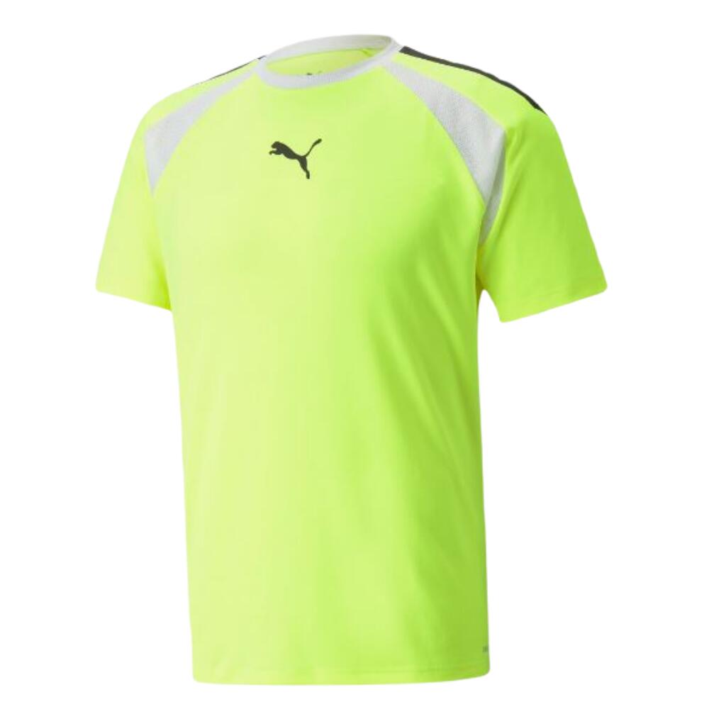 Camiseta de pádel para hombre puma TeamLIGA amarilla 4/5