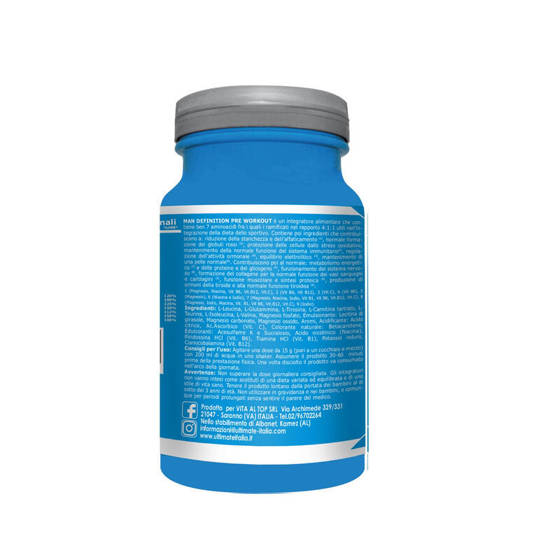 Integratore alimentare - MAN DEFINITION PRE-WORKOUT ARANCIA - 150g 2/5