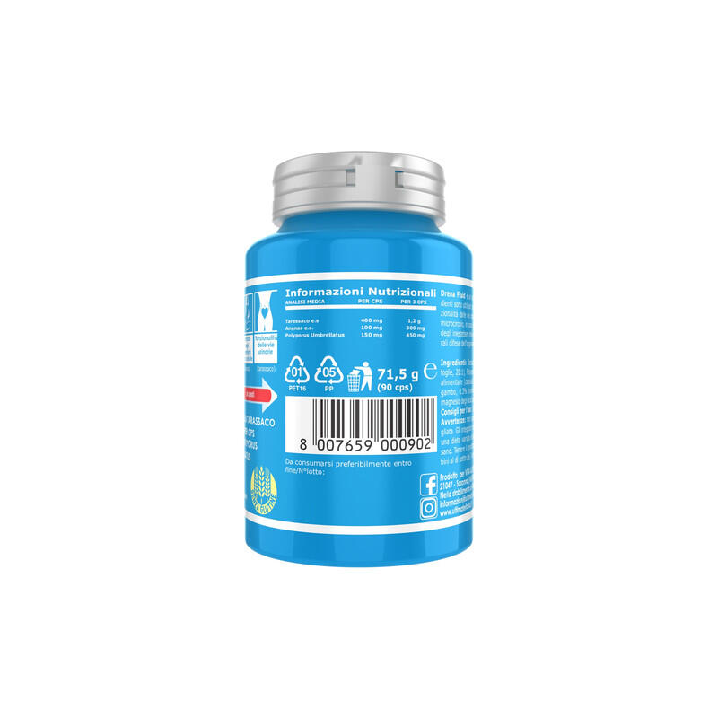 Integratore alimentare - DRENA FLUID - 90 cps 3/6