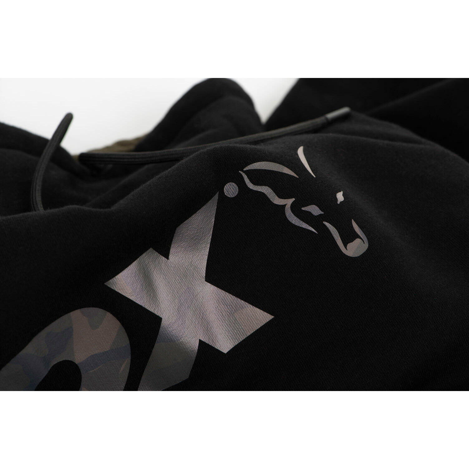 Fox Black / Camo Print Hoody Small - Fox Kleding & Zonnebril 4/5