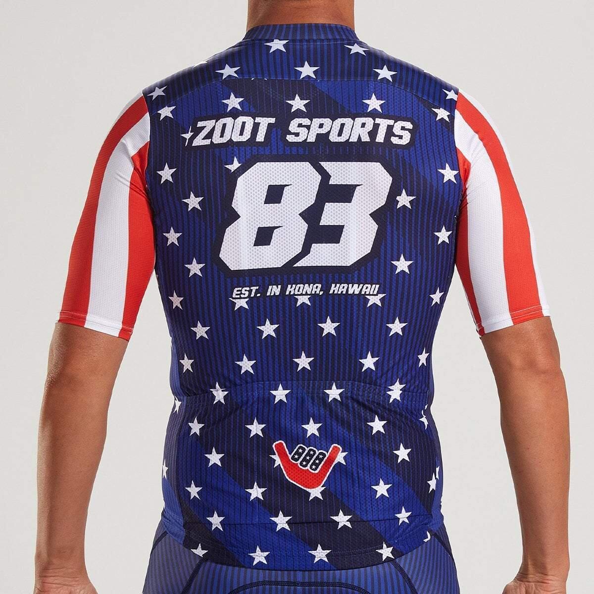 Sporttrikot Herren LTD Fahrrad Aero Trikot - Stars & Stripes ZOOT 3/5