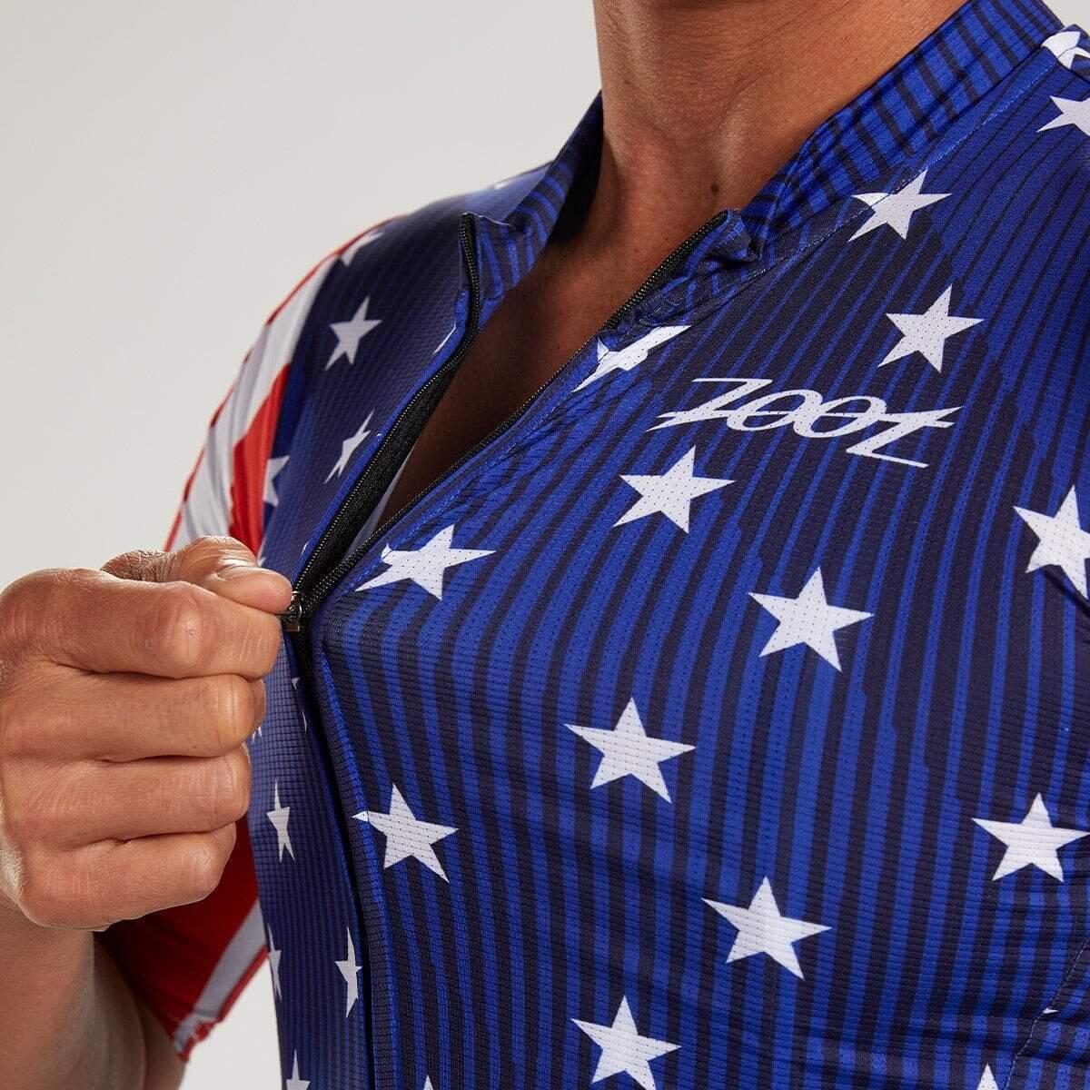 Sporttrikot Herren LTD Fahrrad Aero Trikot - Stars & Stripes ZOOT 5/5