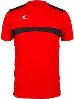 T-shirt photon rood/zwart