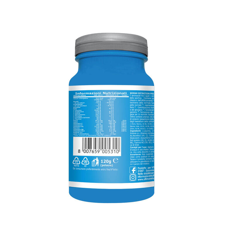 Integratore alimentare - WOMAN DEFINITION PRE-WORKOUT ARANCIA - 120g 3/7