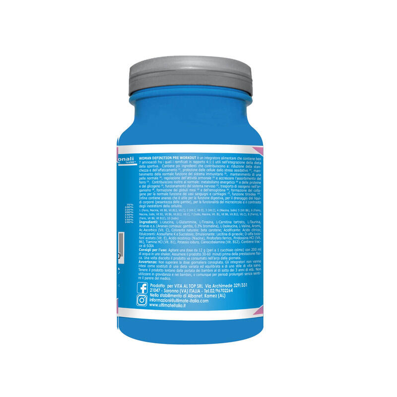 Integratore alimentare - WOMAN DEFINITION PRE-WORKOUT ARANCIA - 120g 2/7