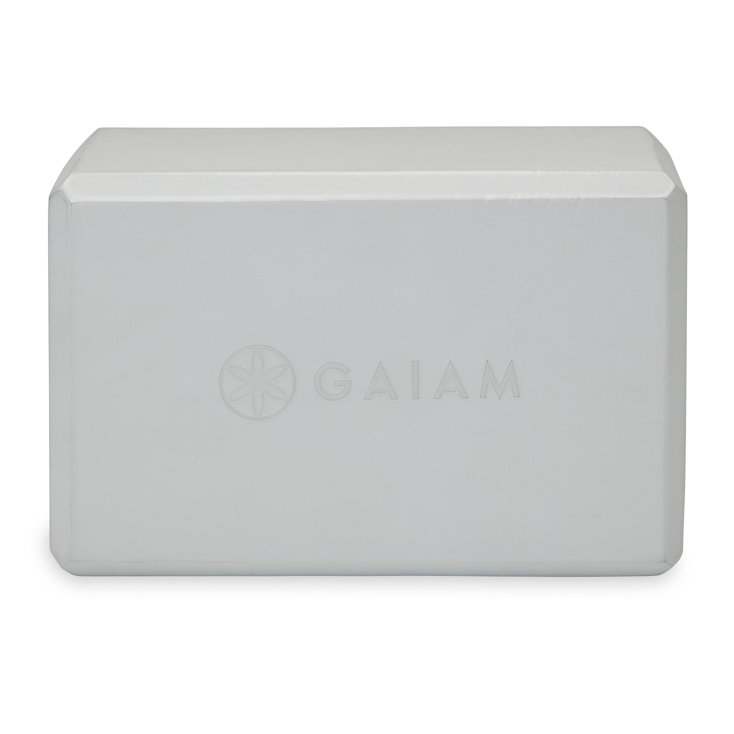 Duurzaam grijs yogablok 3/4