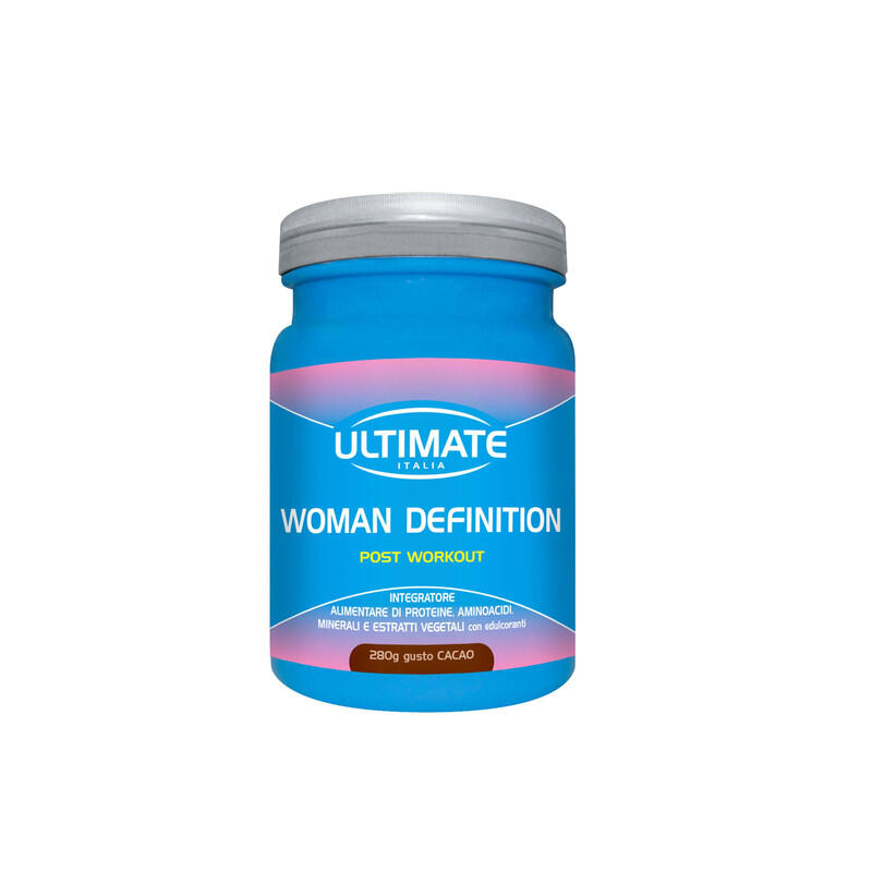 ULTIMATE ITALIA Integratore alimentare - WOMAN DEFINITION POST-WORKOUT CIOCCOLATO - 280g
