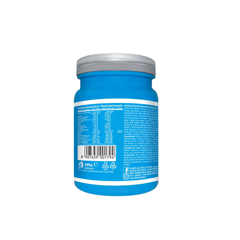Integratore alimentare - WOMAN DEFINITION POST-WORKOUT CIOCCOLATO - 280g 2/7