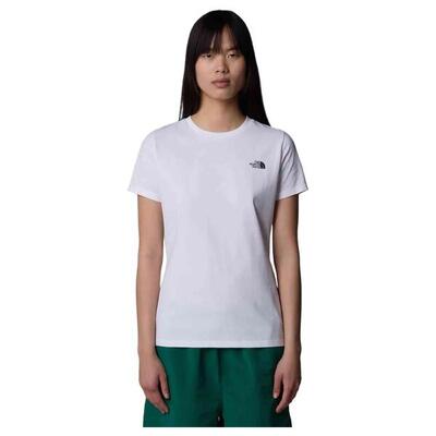 T-shirt met korte mouwen the north face model nf0a87nhfn41 voor vrouwen