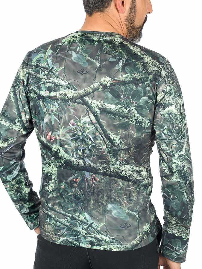 Camiseta Técnica Caza Hombre Pasión Morena 3700834 Camuflaje Coolmax Manga Larga 4/4