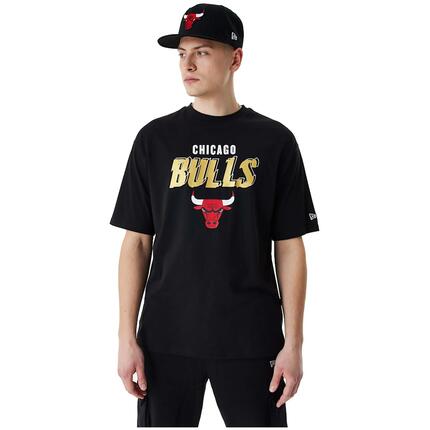 Koszulka męska New Era Team Script OS Tee Chicago Bulls