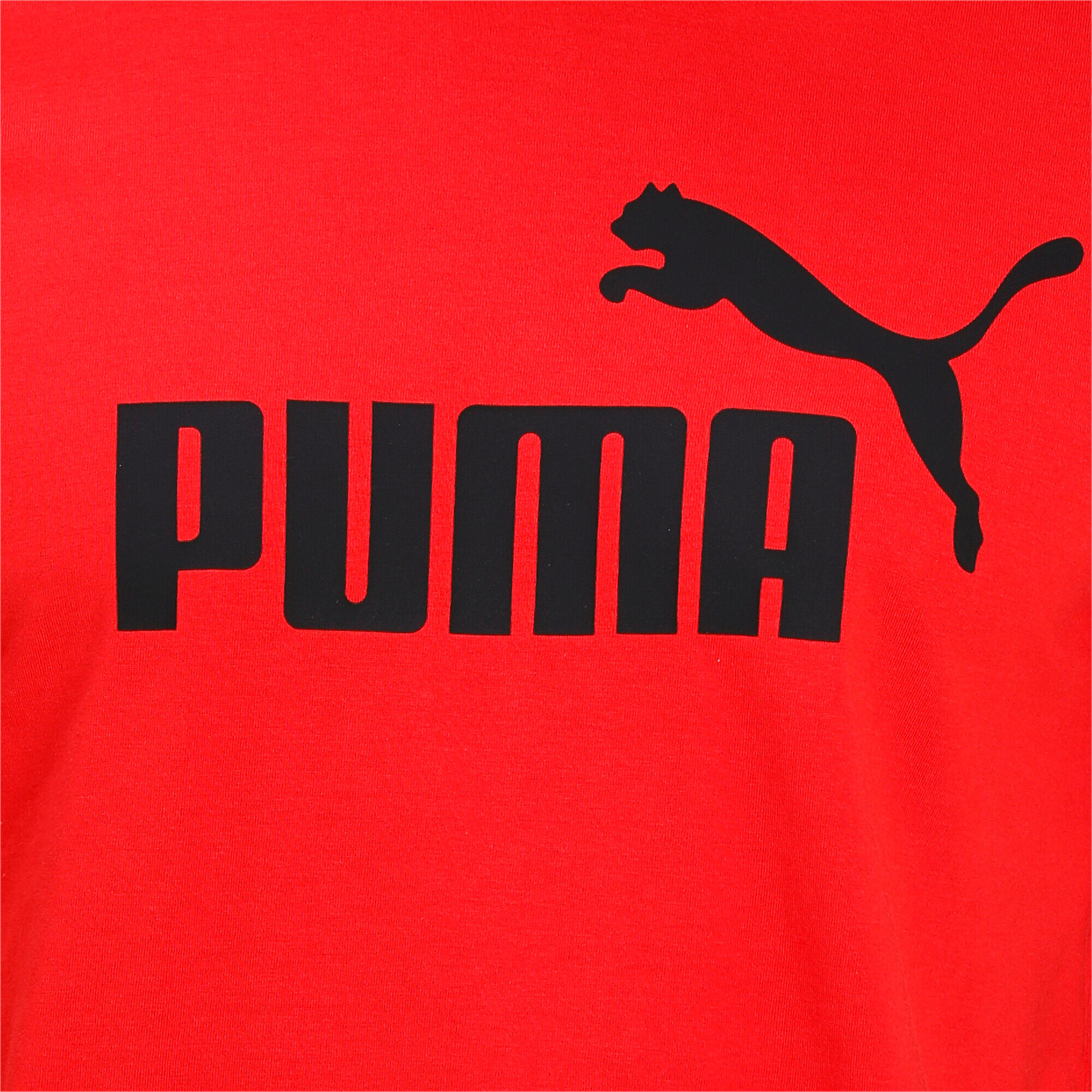 Camiseta Essentials Logo Hombre PUMA High Risk Red 6/7