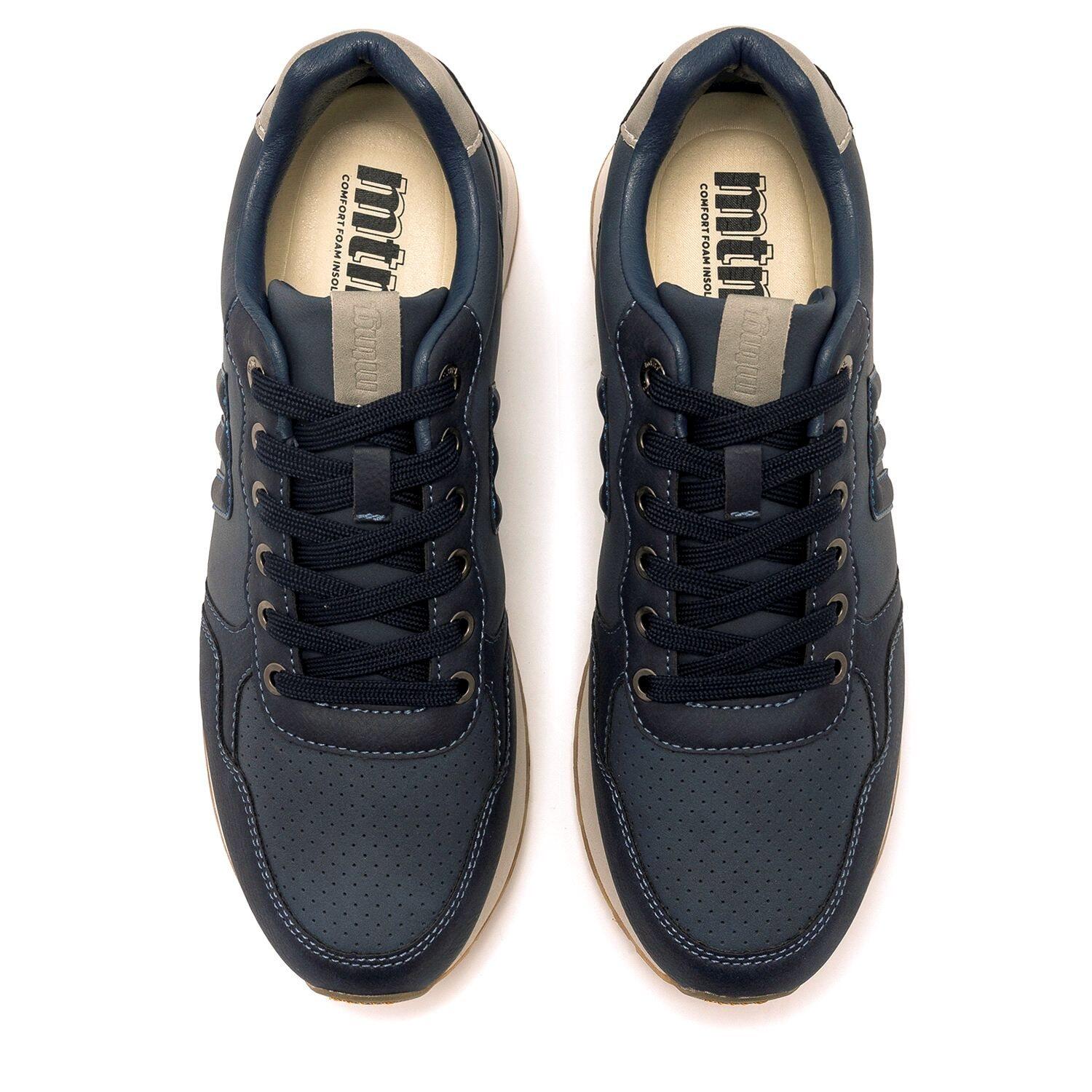 Zapatillas caminar Hombre MTNG Porland Azul 4/6