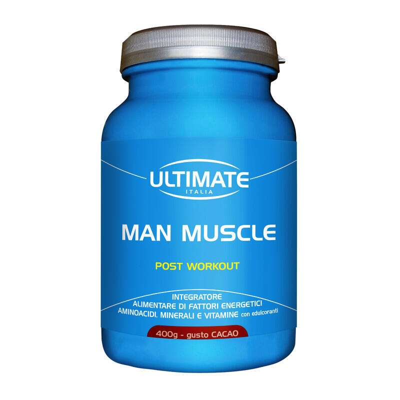 ULTIMATE ITALIA Integratore alimentare - MAN MUSCLE POST-WORKOUT CIOCCOLATO - 400g