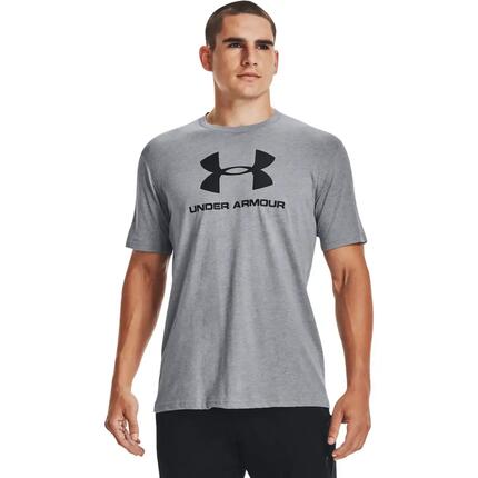 T-Shirt Under Armour UA Sportstyle Logo, Grau, Herren