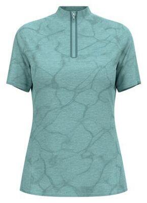 Dames odlo ascent chill-tec polo blauw