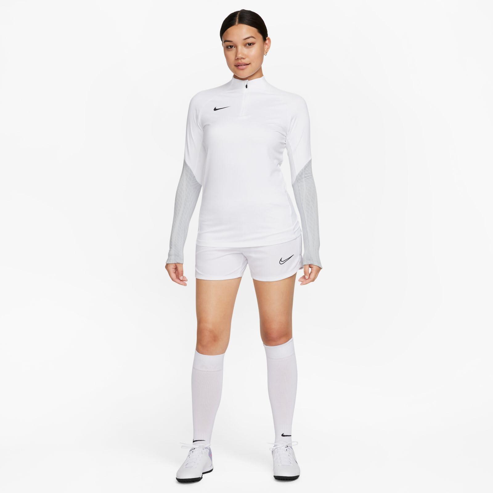 Nike Top Dri-FIT Strk23 Mezza Zip Donna Bianco/Grey/Nero M 3/5