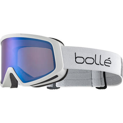 Masque de ski BEDROCK PLUS White Matte - Bronze Blue Cat 3