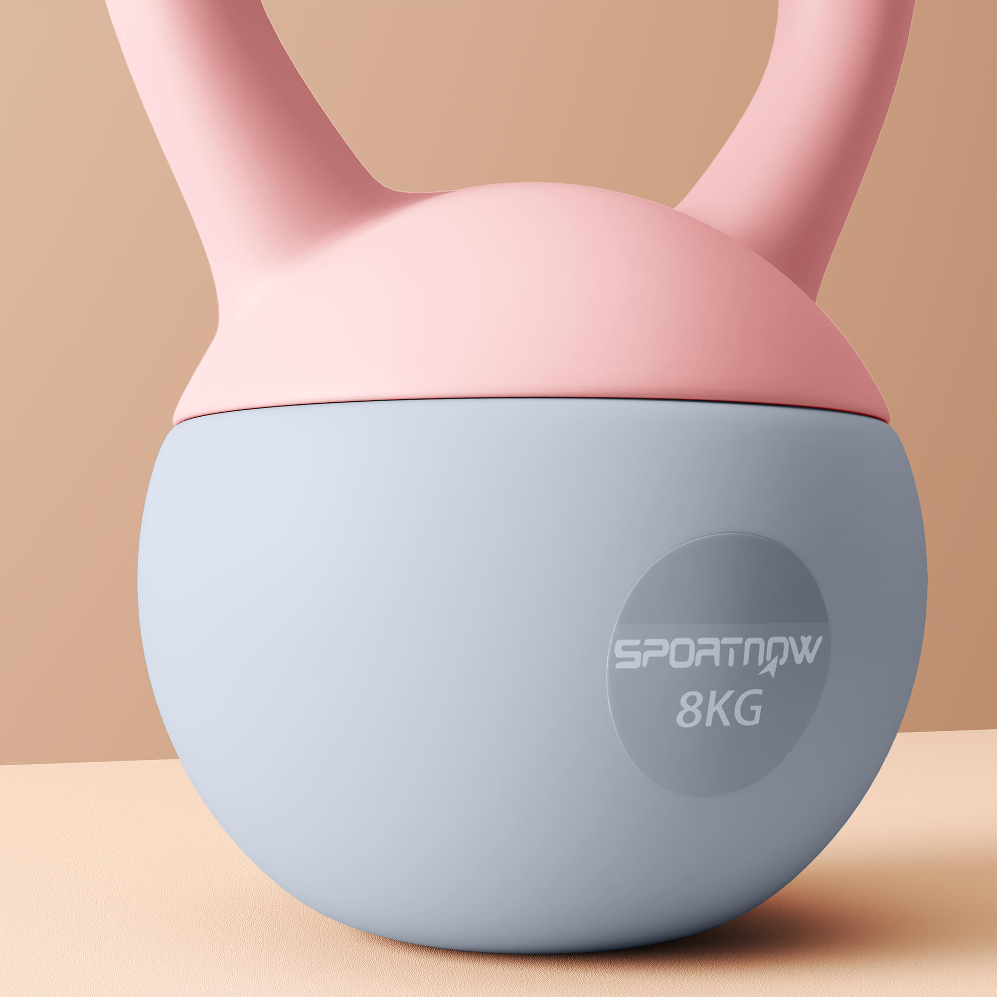 Kettlebell 8 kg ø19x28 cm SPORTNOW 4/5