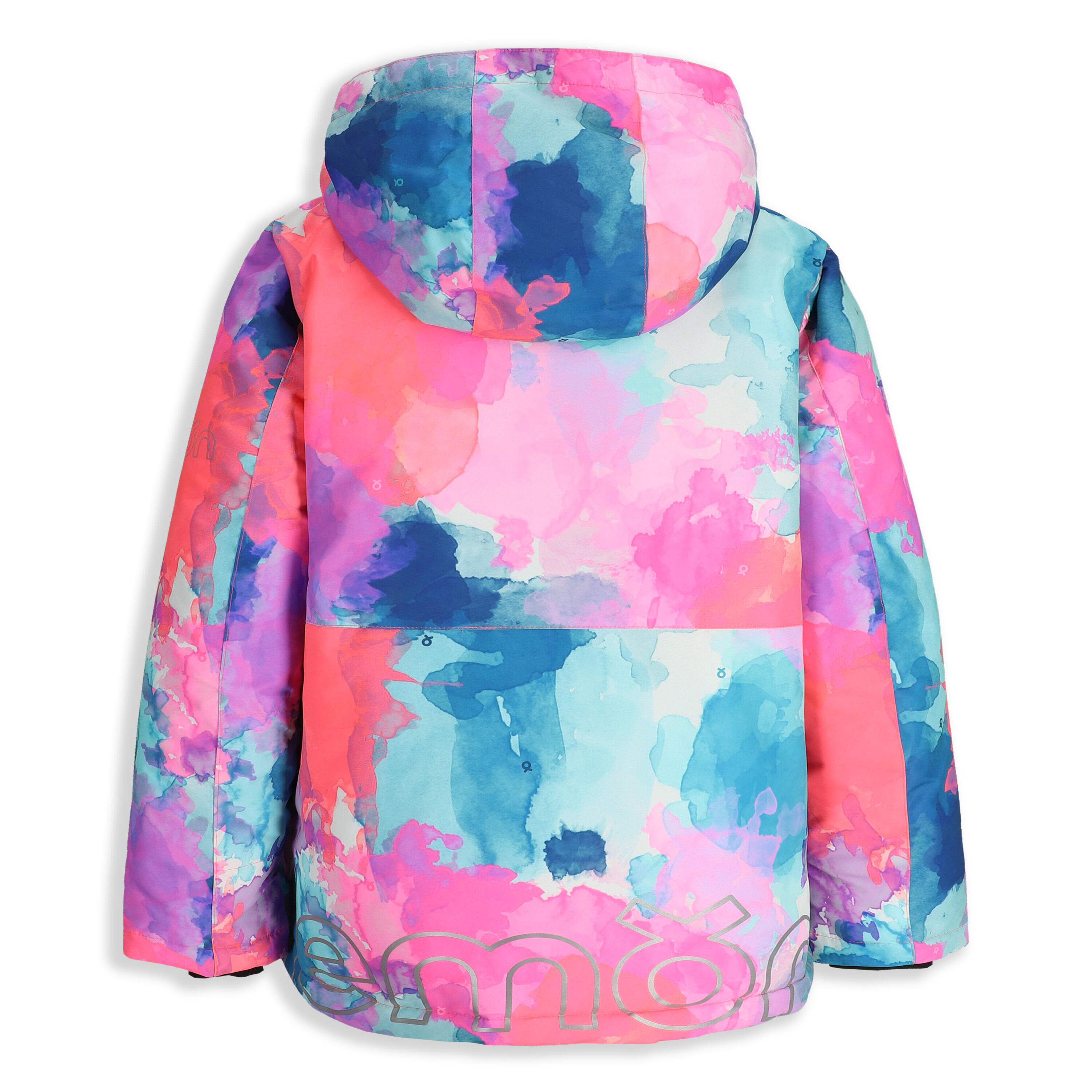 Ski-en snowboard jas voor meisjes ZL5 roze 2/7