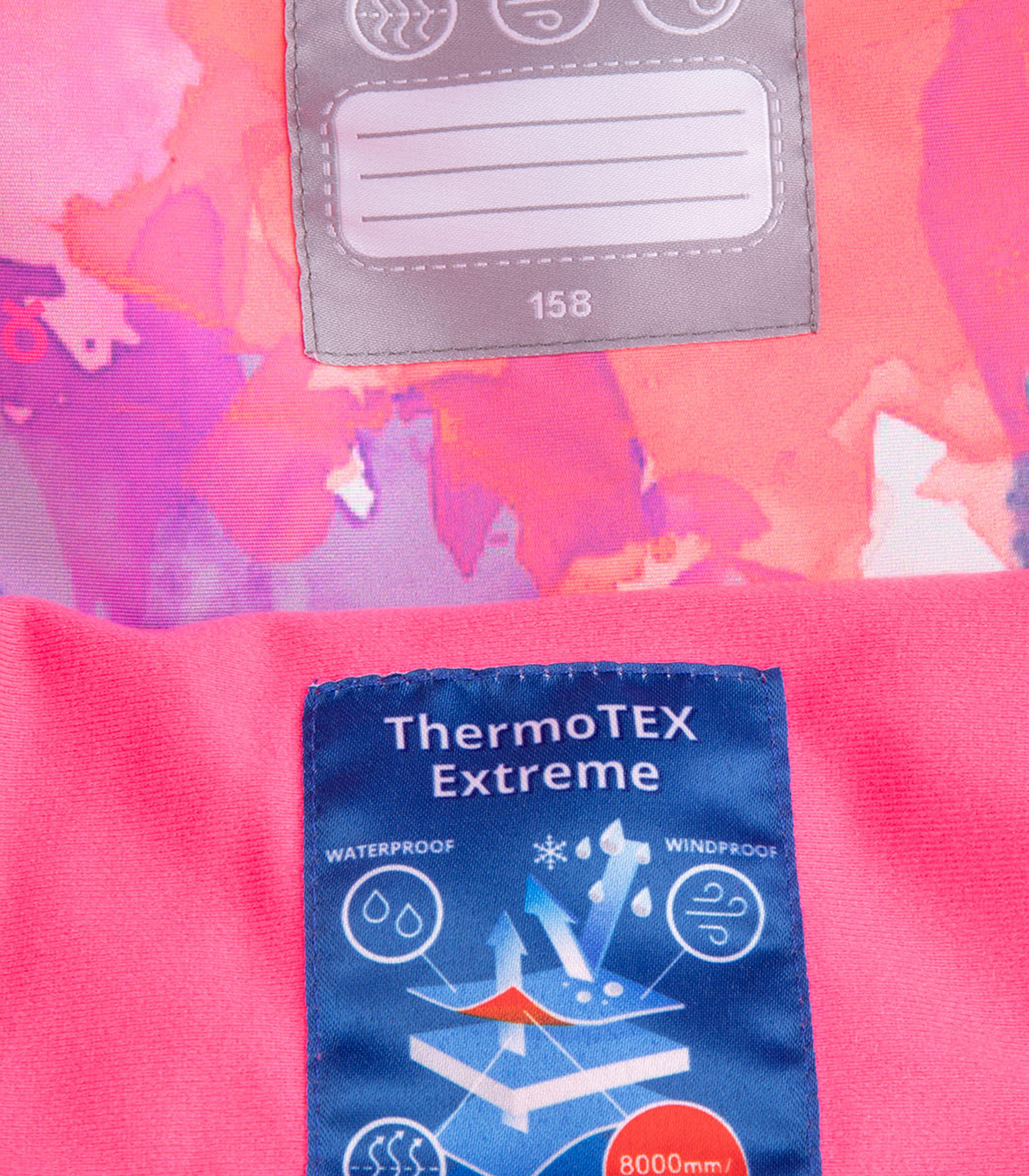 Ski-en snowboard jas voor meisjes ZL5 roze 6/7
