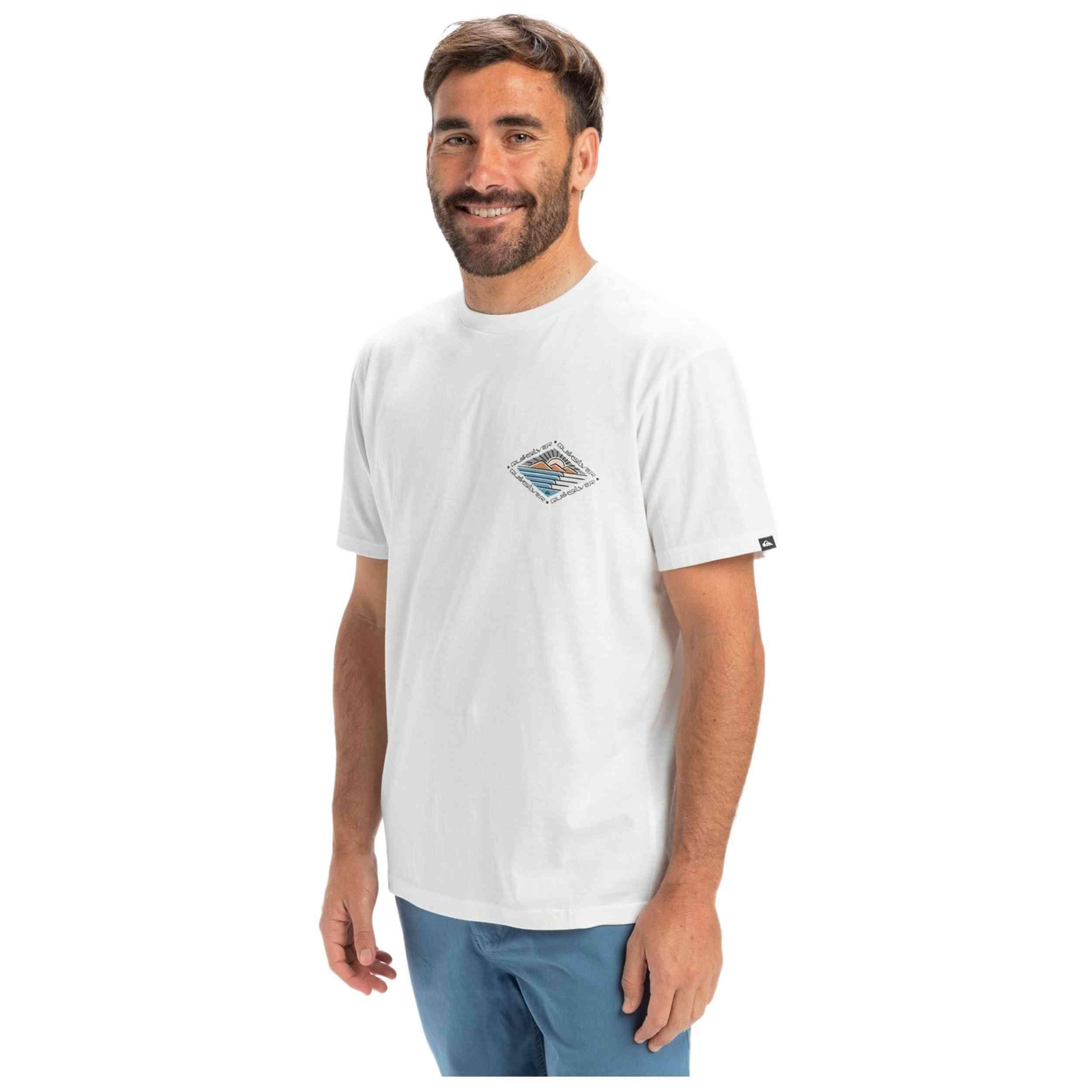 Maglia a maniche corte Quiksilver modello EQYZT08038-WBK0 per uomini 2/4