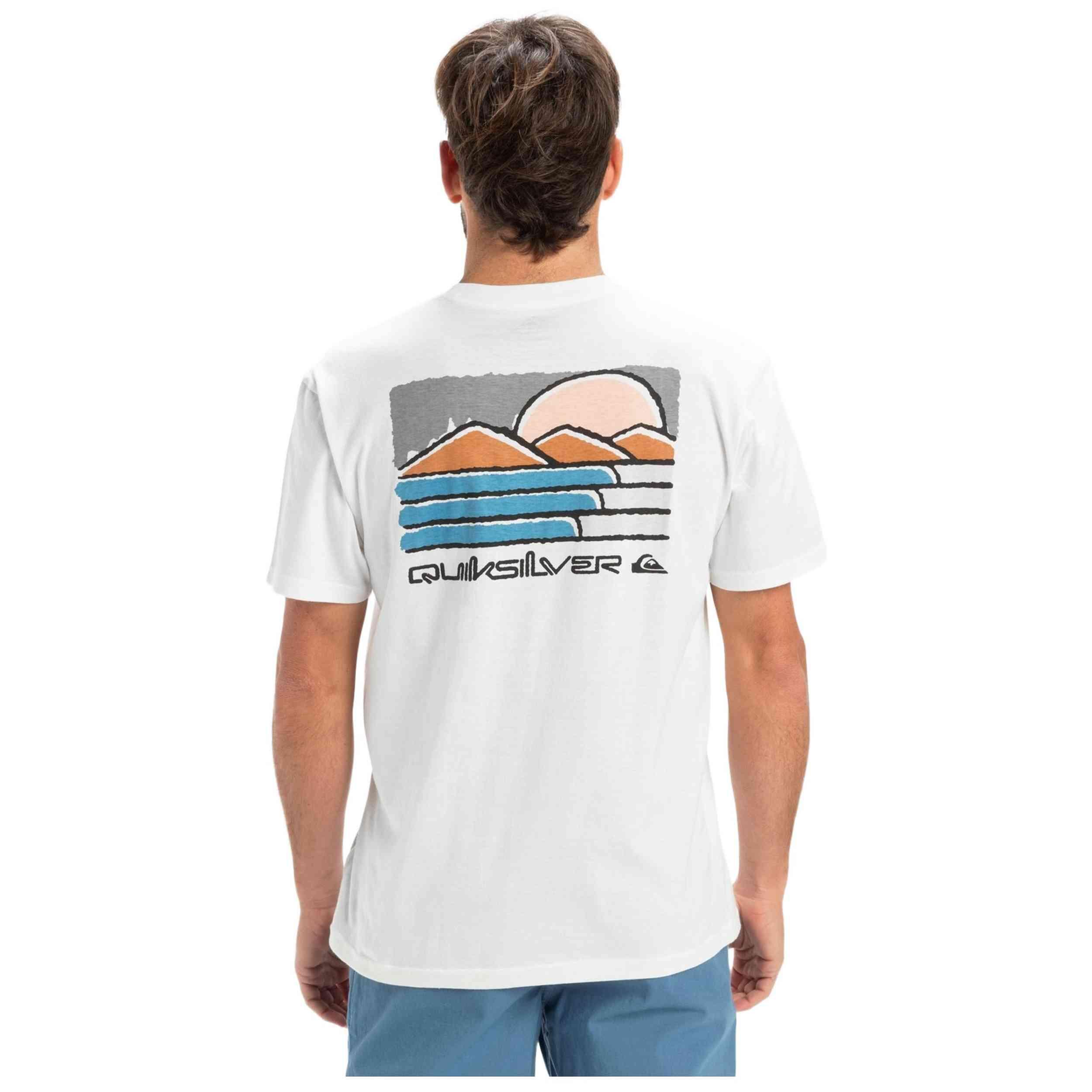 Maglia a maniche corte Quiksilver modello EQYZT08038-WBK0 per uomini 4/4